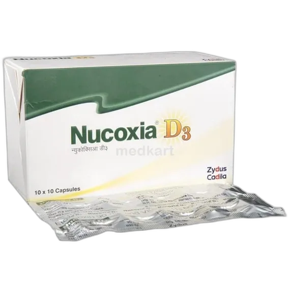 nucoxia d3 capsule 10's